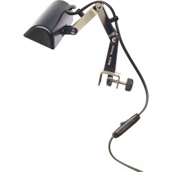 Lampe pupitre simple 1 ampoule tubulaire noir - K&M 122-5