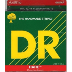 Jeu de cordes guitare acoustique DR Rare Lite RPL10