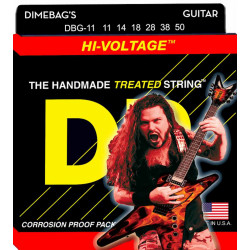 Jeu de cordes guitare électrique DR DimeBag Darell Extra Heavy DBG11 11-50
