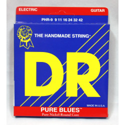 DR PHR9 Pure Blues Lite - Jeu de cordes guitare électrique