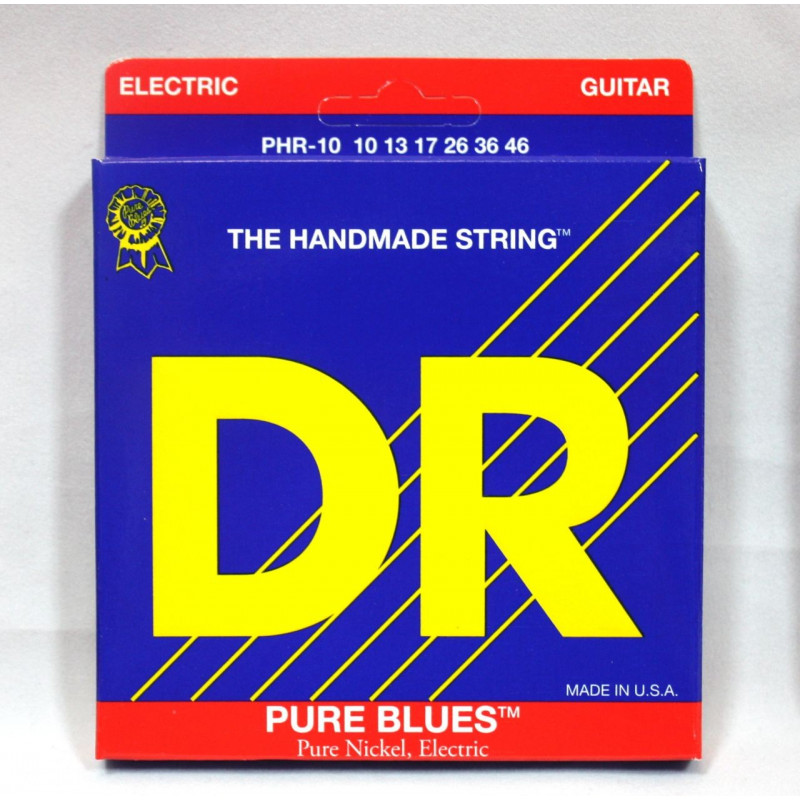 DR PHR10 Pure Blues Medium - Jeu de cordes guitare électrique
