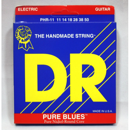DR Pure Blues PHR11 Heavy - Jeu de cordes guitare électrique