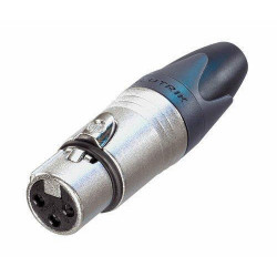 Fiche connecteur XLR 3 broches Femelle - Neutrik NC3FXX