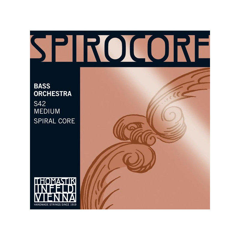 Jeu de cordes orchestre pour contrebasse Thomastik Spirocore S42TH