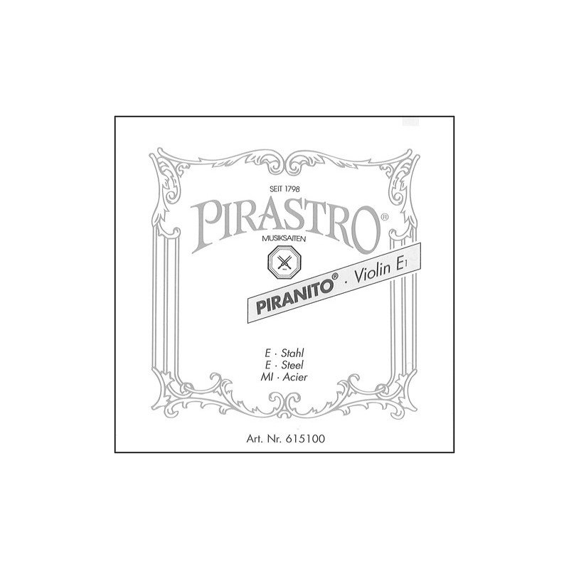 Pirastro P1063 - Jeu de cordes violon Piranito 4/4 à boule médium