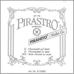 Corde au détail Sol pour violon Piranito Pirastro P6154