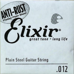 Corde au détail guitare acoustique Elixir acier plein 012 - 13012