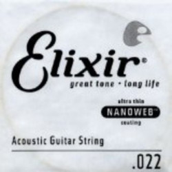 Corde au détail guitare acoustique Elixir Nanoweb 022 - 15122