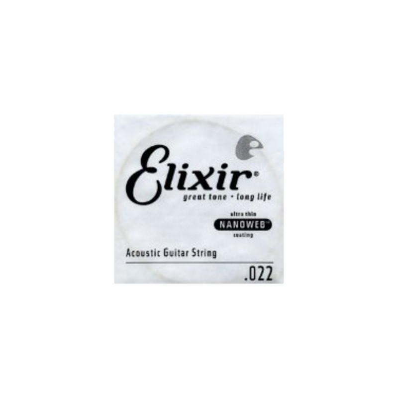 Corde au détail guitare acoustique Elixir Nanoweb 022 - 15122