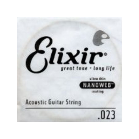 Corde au détail guitare acoustique Elixir Nanoweb 023 - 15123