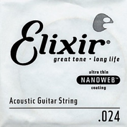 Corde au détail guitare acoustique Elixir Nanoweb 024 - 15124