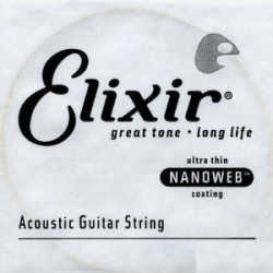 Corde au détail guitare acoustique Elixir Nanoweb 035 - 15135