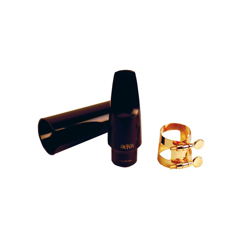 Bec complet Meyer pour saxophone alto ébonite 7 médium Bec complet Meyer pour saxophone alto ébonite 7 médium