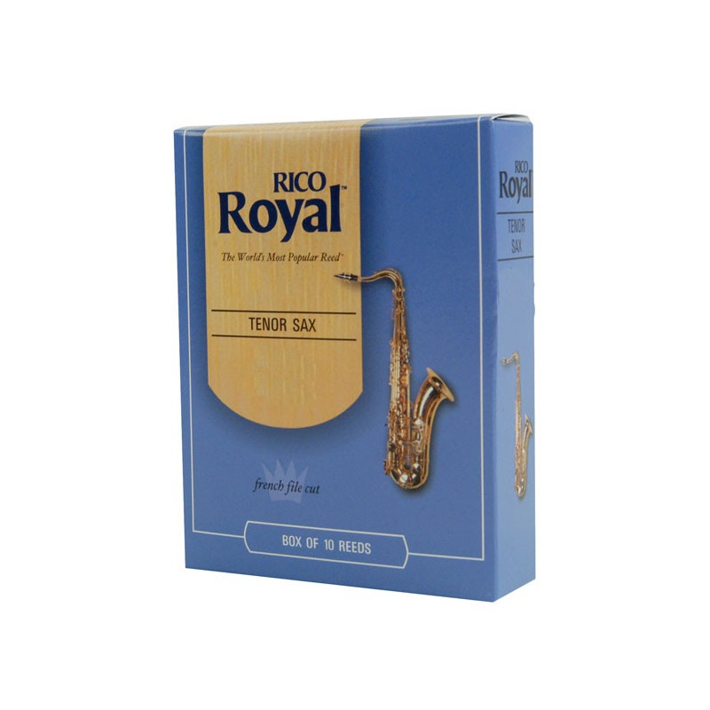 Boîte de 10 anches Rico Royal pour saxophone ténor force 3.5