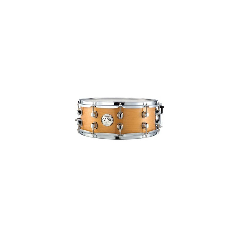 Caisse claire Mapex MPX bouleau 14''x5.5'' naturel brillant Caisse claire Mapex MPX bouleau 14''x5.5'' naturel brillant