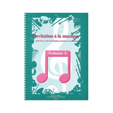 Invitation à la musique Vol. 3 - Alexandre Jean-François