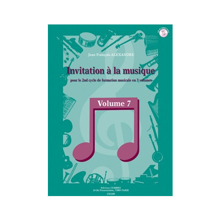 Invitation à la musique Vol.7 - Jean-Francois Alexandre (+ audio)