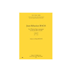 Clavier bien tempéré 2e livre - cahier B n°7 à 12 - BACH Johann Sebastian