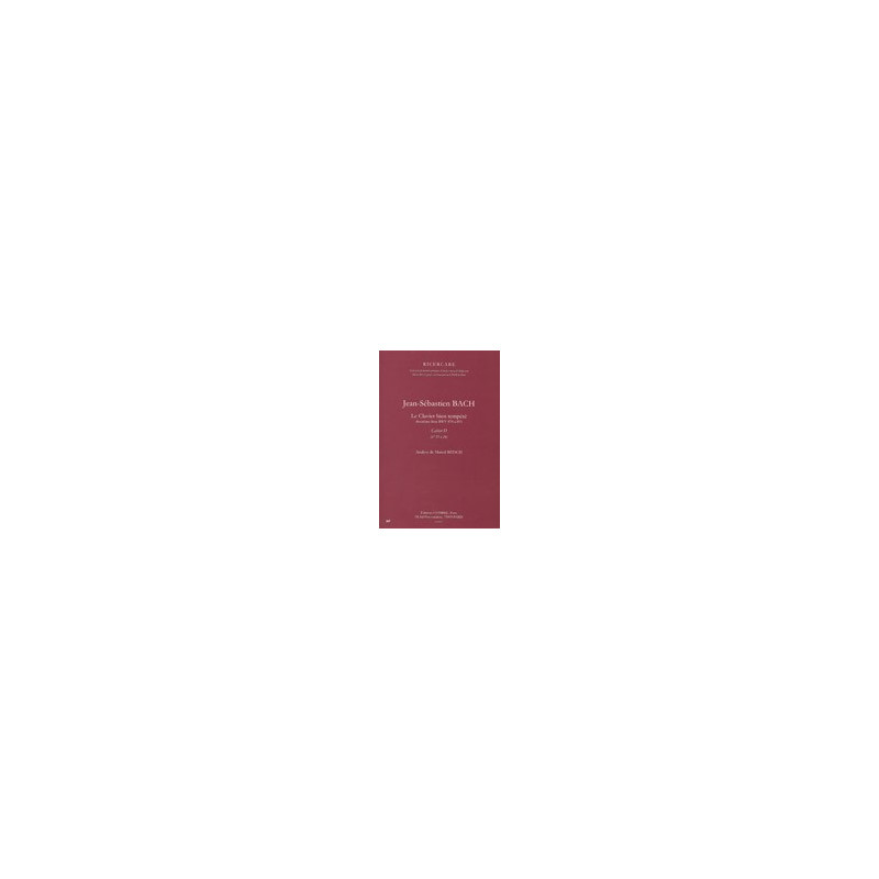 Clavier bien tempéré 2e livre - cahier D n°19 à 24 - BACH Johann Sebastian