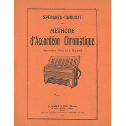 Méthode accordéon chromatique (clavier et boutons) - CAMUSAT S.