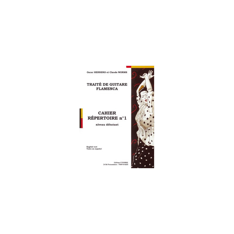Traité guitare flamenca Vol.1 - Technique de la guitare flamenca (+ audio) - HERRERO Oscar, WORMS Claude