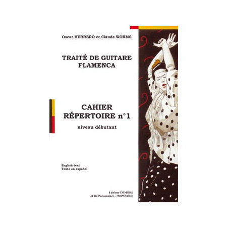Traité guitare flamenca Vol.1 - Technique de la guitare flamenca (+ audio) - HERRERO Oscar, WORMS Claude