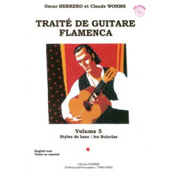 Traité guitare flamenca Vol.5 - Styles de base Buleria (+ audio) - HERRERO Oscar, WORMS Claude