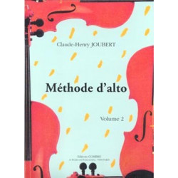 Méthode d'alto Vol.2 : 32 leçons 1ere et 3e positions - JOUBERT Claude-Henry