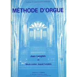 Méthode d'orgue - LANGLAIS Jean, JAQUET-LANGLAIS Marie-Louise