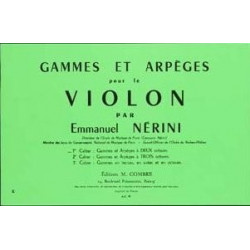 Gammes et arpèges Vol.1 (à 2 octaves) - Emile Nerini