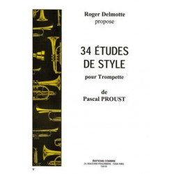 Etudes de style (34) - trompette - PROUST Pascal