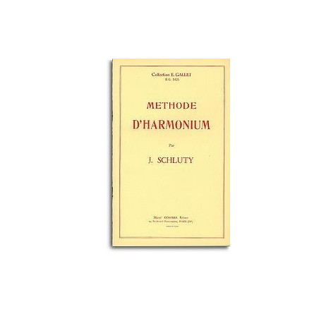 Méthode élémentaire harmonium - SCHLUTY J.