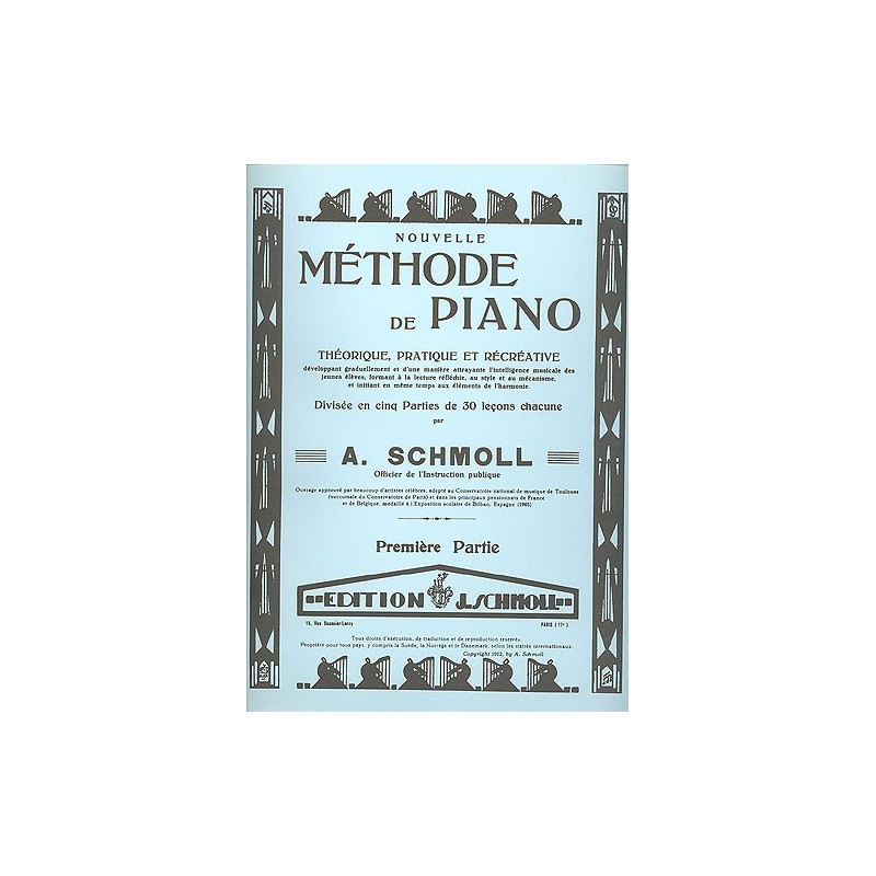 Méthode de piano Vol.1 - SCHMOLL A.