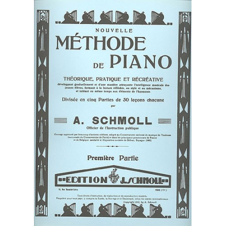 Méthode de piano Vol.1 - SCHMOLL A.