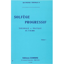Solfège progressif Vol.1 - THOMAS R.