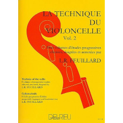 Méthode Technique du violoncelle Vol.2 - FEUILLARD Louis R