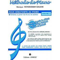 Méthode de piano Vol.1 - PSTROKONSKY-GAUCHE Monique