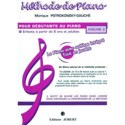 Méthode de piano Vol.2 - PSTROKONSKY-GAUCHE Monique
