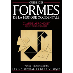 Guide des formes de la musique occidentale - Livre ABROMONT Claude, MONTALEMBERT Eugène (de)