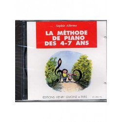 CD Méthode de piano des 4-7 ans - Sophie Allerme