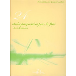 Etudes progressives (24) – flûte - ANDERSEN Joachim