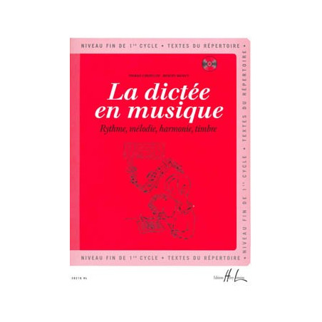 La dictée en musique Vol.3 - fin du 1er cycle - Pierre Chepelov, Benoit Menut (+ audio)