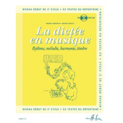La dictée en musique Vol.4 - début du 2eme cycle - Pierre Chepelov, Benoit Menut (+ audio)