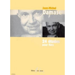 Etudes (24) - flûte - DAMASE Jean-Michel
