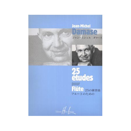 Etudes (25) - flûte - DAMASE Jean-Michel