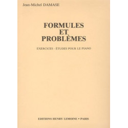 Formules et problèmes – piano - DAMASE Jean-Michel