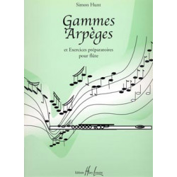 Gammes, Arpèges et Exercices préparatoires - Simon Hunt - Flute