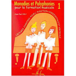 Monodies et polyphonies Vol.1 - JOLY Jean-Paul