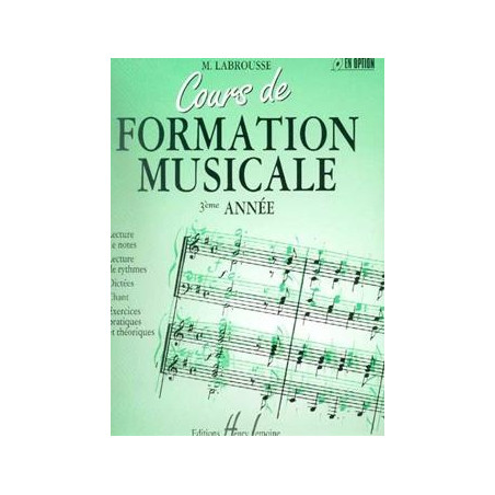 Cours de formation musicale Vol.3 - Marguerite Labrousse