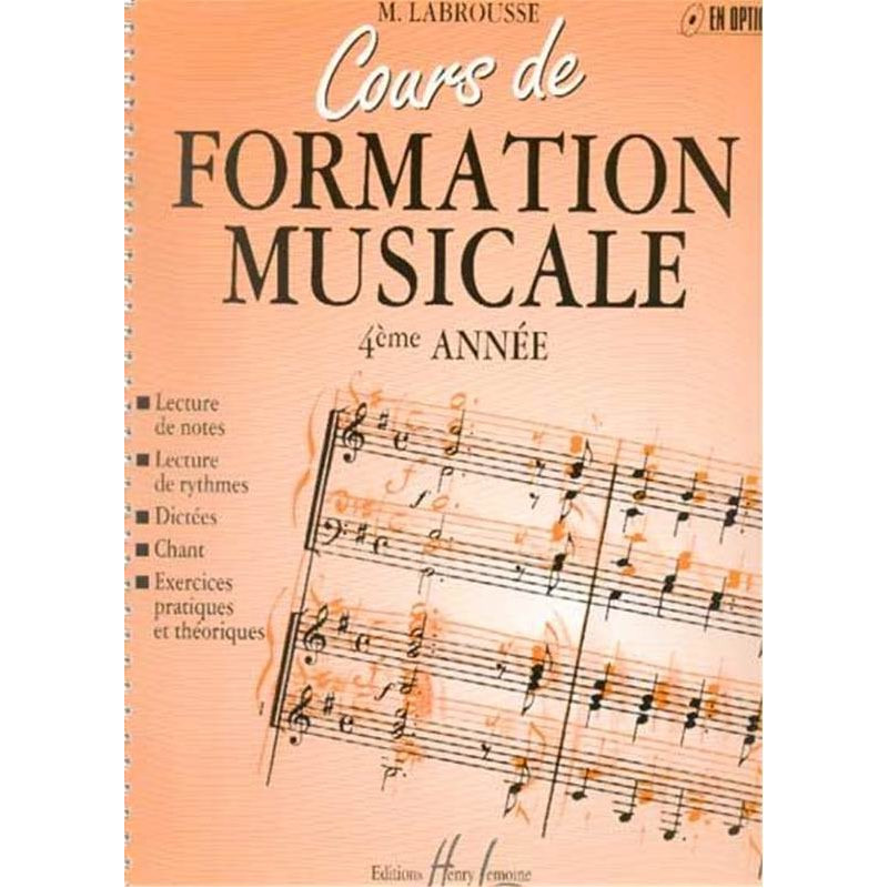 Cours de formation musicale Vol.4 - Marguerite Labrousse